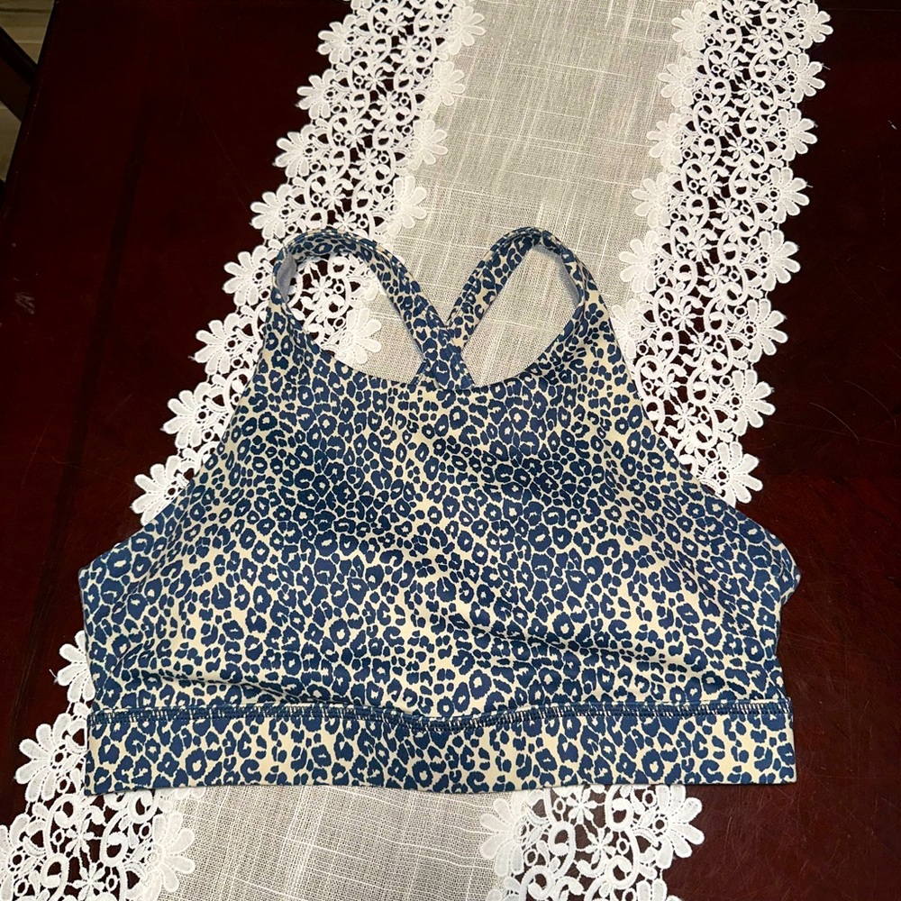 The be brand animal print  sports bra